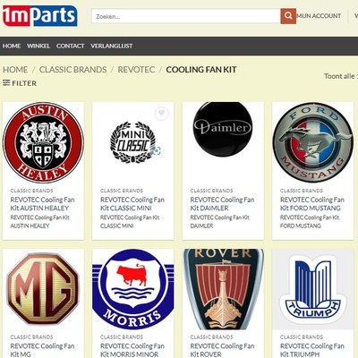 Zorgeloze koeling voor jouw klassieker: per merk en model direct te vinden in de webshop
